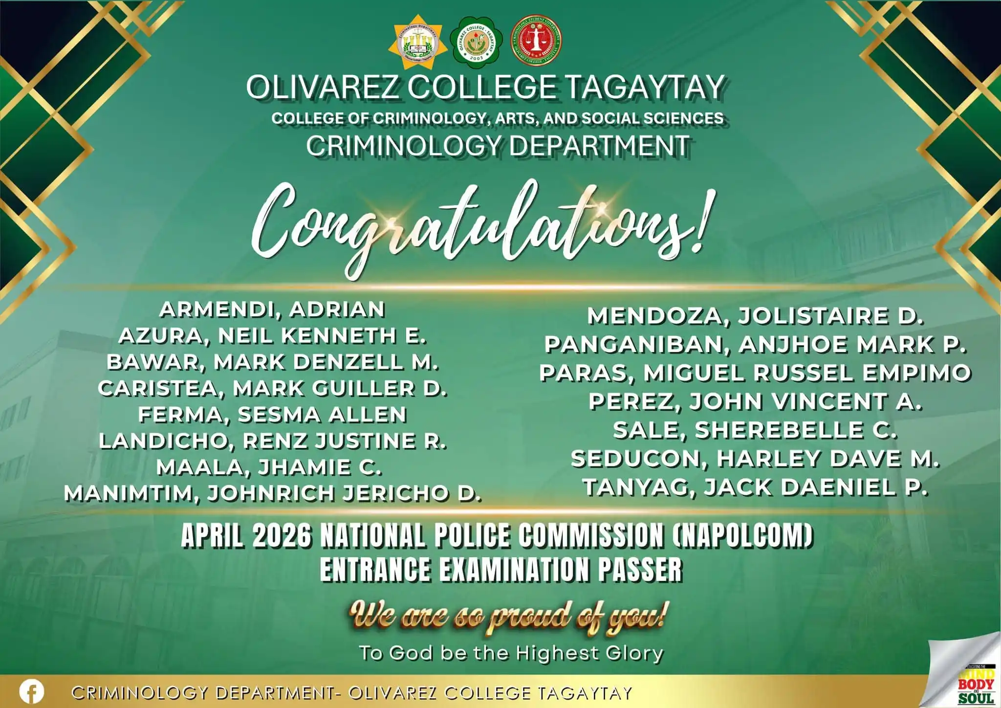 NAPOLCOM Passers